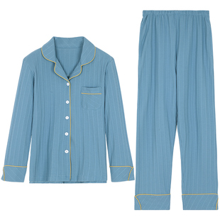 睡衣女春秋款纯棉长袖女款秋季2026年新款中年女士秋天家居服套装