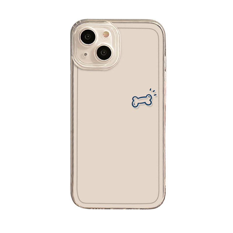 简约小狗手机壳适用苹果17promax情侣iphone17plus简约16骨头15小众12透明13mini可爱x卡通xr