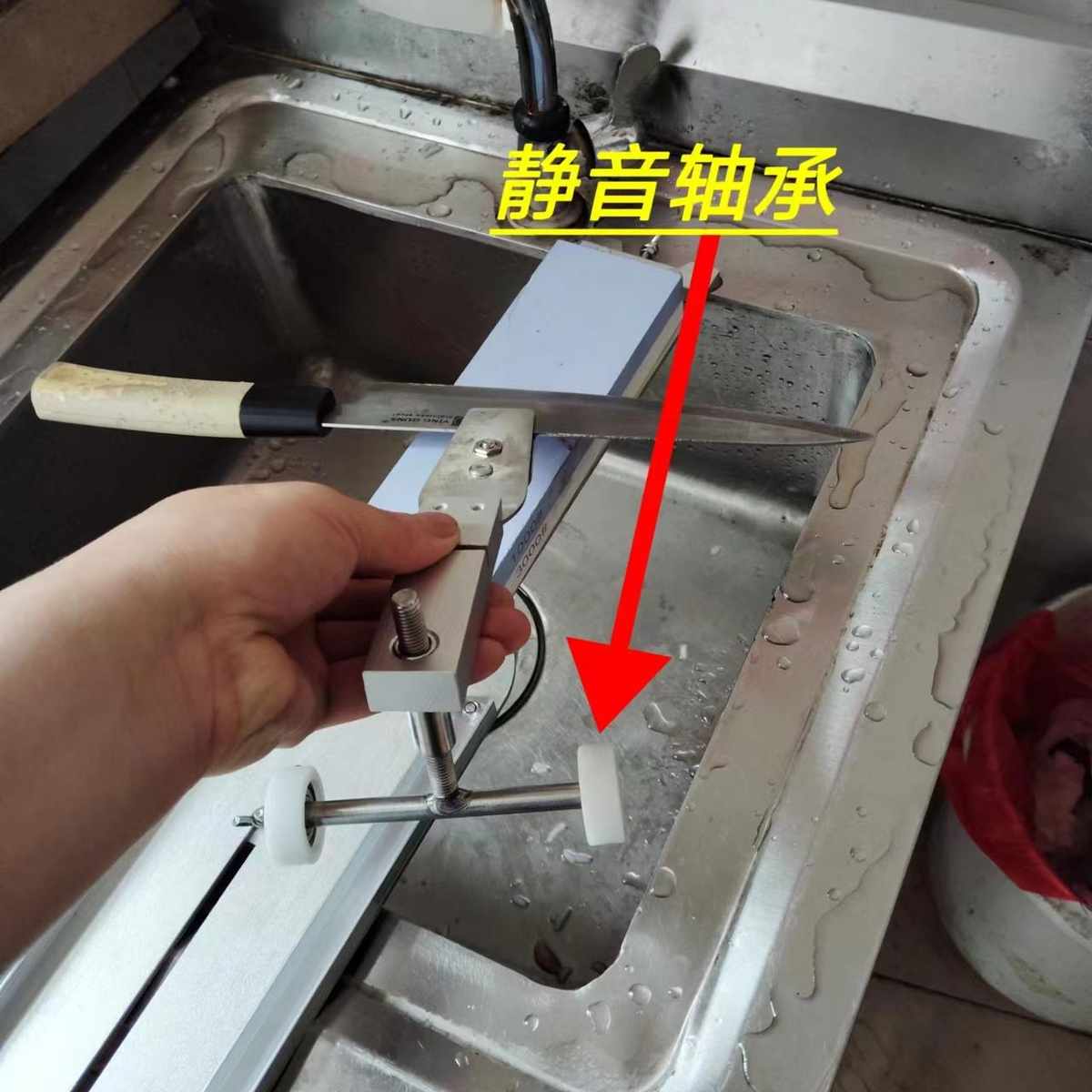 厨房神器不锈钢磨刀架定角磨刀器