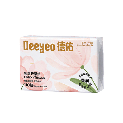 德佑云柔纸巾乳霜纸110抽6包