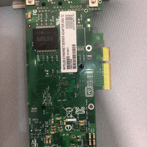 〔议价-可维修〕Intel I350-T2双口千兆网卡 PCI-E接口 带散