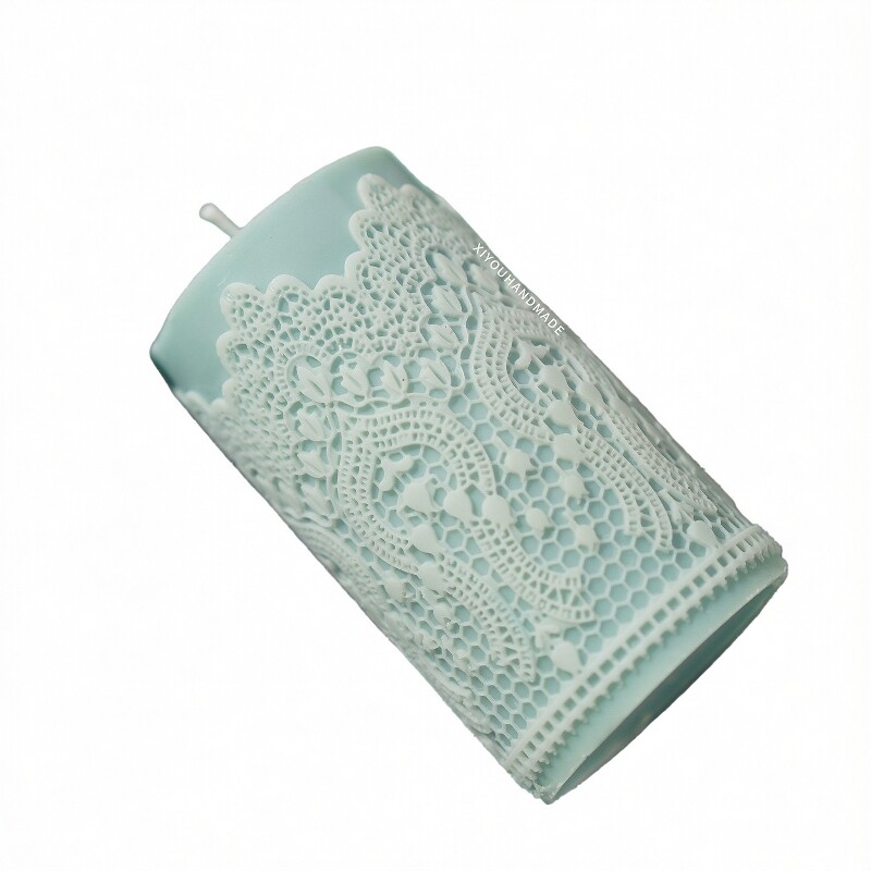 蕾丝硅胶模具DIY蜡烛印花蕾丝烘焙模具