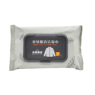 沐恩萌宝羽绒服清洁湿巾免洗去油去污衣物清洁羽绒服清洗湿巾30片