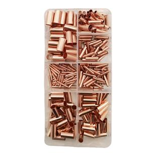 GT连接管紫铜连接管电线接头连接器小铜管接线神器对接并线铜鼻子