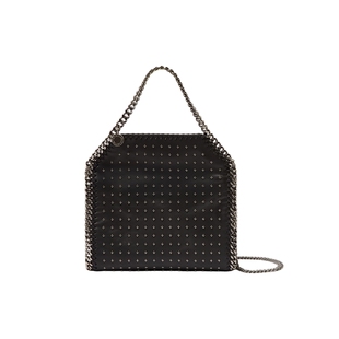 [抢先加购]Stella McCartney黑色FALABELLA mini钻饰包