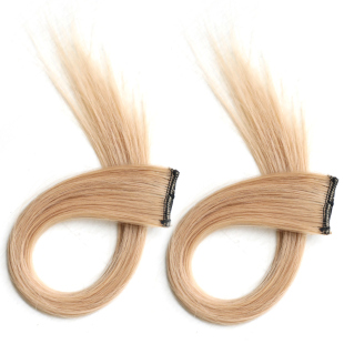 挑染假发片一片式漂染彩色发条多巴胺短发挂耳染隐形无痕接发贴片