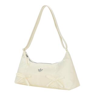 阿迪达斯三叶草时尚女包2025新款蝴蝶结法棍运动包单肩挎包KC2769