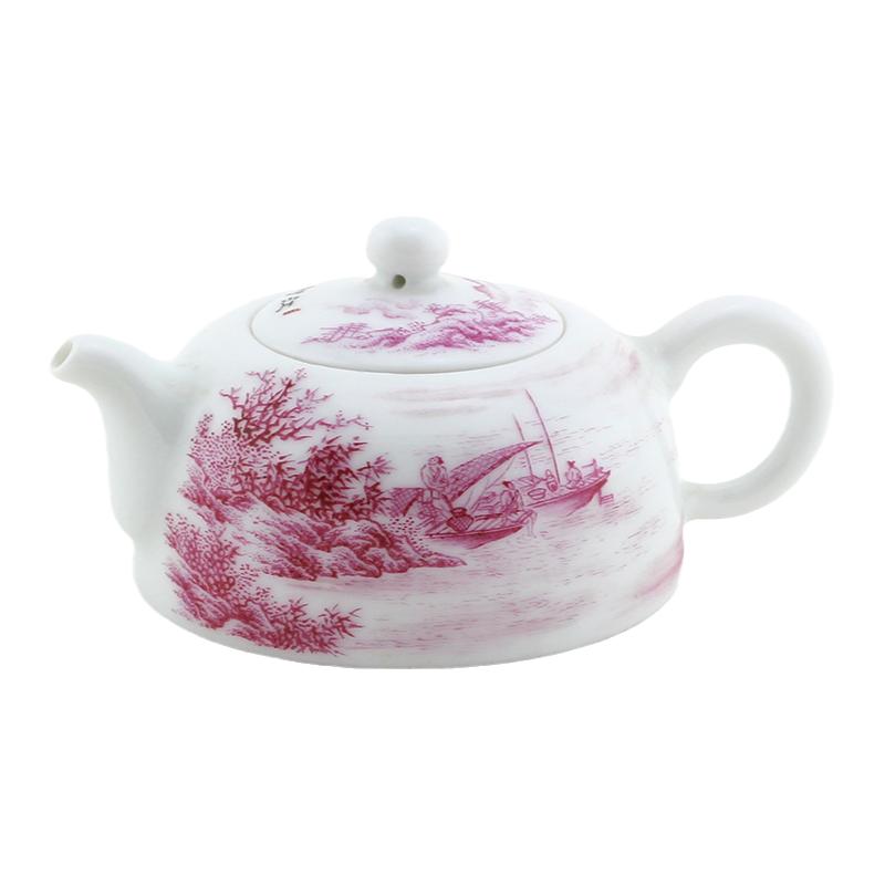 茶壶陶瓷功夫茶具景德镇手绘