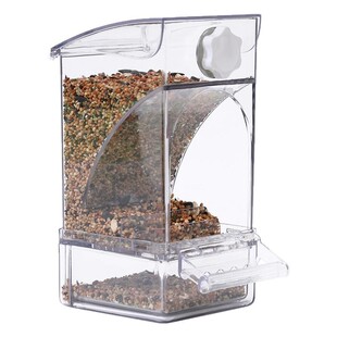 鹦鹉自动喂食器专用鸟食盒盆碗防溅撒一体下料器谷壳分离喂鸟神器