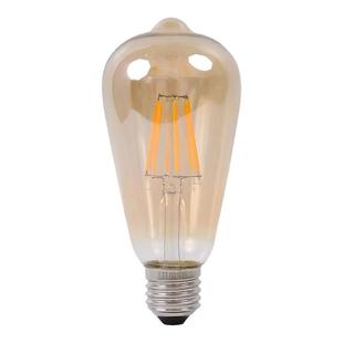 led爱迪生灯泡E27大螺口ST64节能复古仿钨丝护眼黄光奶嘴灯泡光源