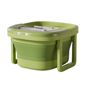 可折叠泡脚桶家用加高深过小腿保温按摩足浴盆新款冬季养生洗脚盆