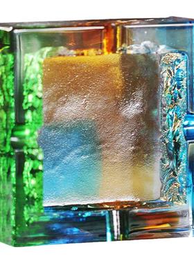 琉璃烟灰缸居家摆放商务工艺品