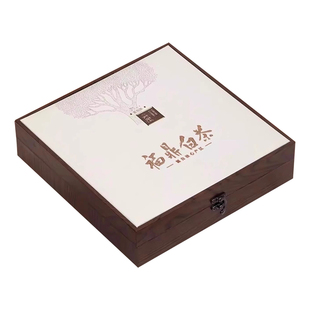 福鼎白茶礼盒高档包装300克350克寿眉茶叶白牡丹收纳空茶饼礼品盒