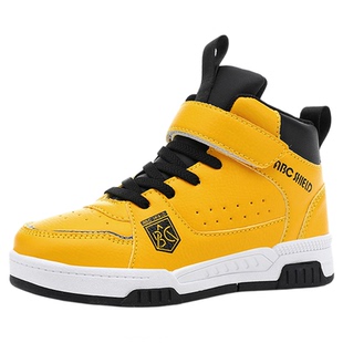 ABC SHIELD男女童断码处理高帮运动休闲鞋儿童秋冬款皮面防水板鞋