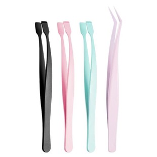 上睫毛镊子+下睫毛镊子高精密嫁接睫毛夹子美睫专用工具新手夹子