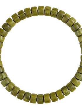 【已过香香】天然绿檀木佛珠手串