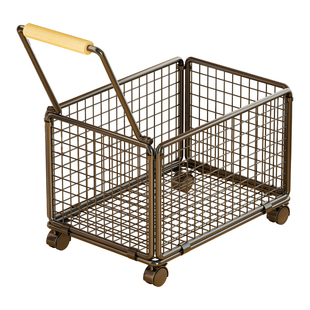 收纳箱书包置物架可移动周转箱书本收纳筐衣服收纳箱小推车储物箱