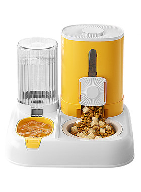 猫碗狗碗猫砂盆猫咪自动喂食器