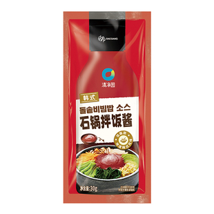 清净园韩式石锅拌饭酱30g韩国进口拌面下饭酱甜辣炒年糕炸鸡酱
