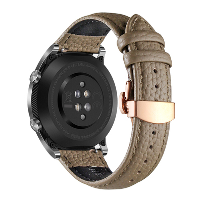 UHADA新款真皮荔枝纹表带