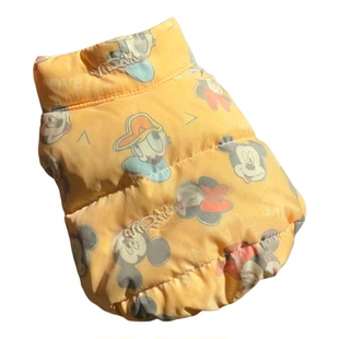 秋冬宠物羽绒服加厚保暖小型犬马尔济斯西施比熊90白鸭绒外套背心