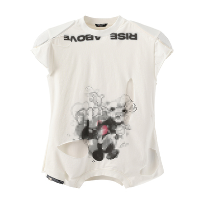 9TW FVVO Flip Mickey Hole vest   翻转“Micky”破洞背心