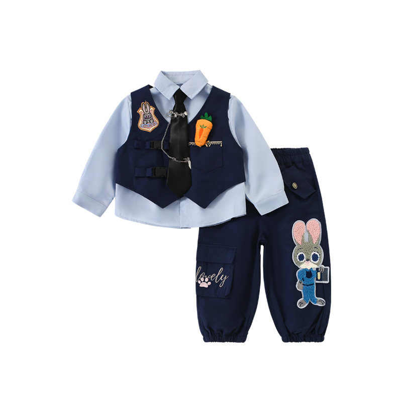 Hi!Fish女童兔子警官套装