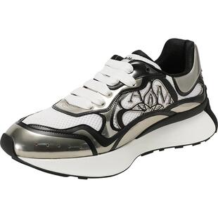 ALEXANDER MCQUEEN麦昆 男士拼色厚底运动鞋 750328 W4WN1