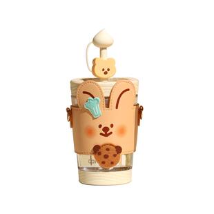 contigo吸管杯康迪克冷萃杯大人儿童星巴克微笑袋鼠蜜蜂便携水杯