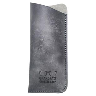 眼镜袋软皮韩系简约近视老花镜皮套男便携随身收纳袋女皮质眼睛套