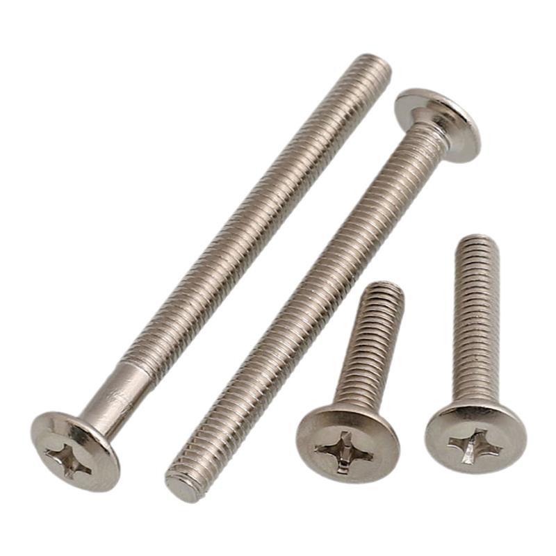 M6M8镀锌家具螺丝平圆头倒边十字螺丝螺栓*16x20x30x40x50x70x100