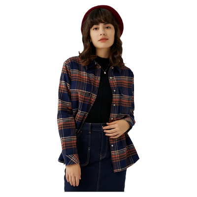 波顿宽松休闲单排扣长袖