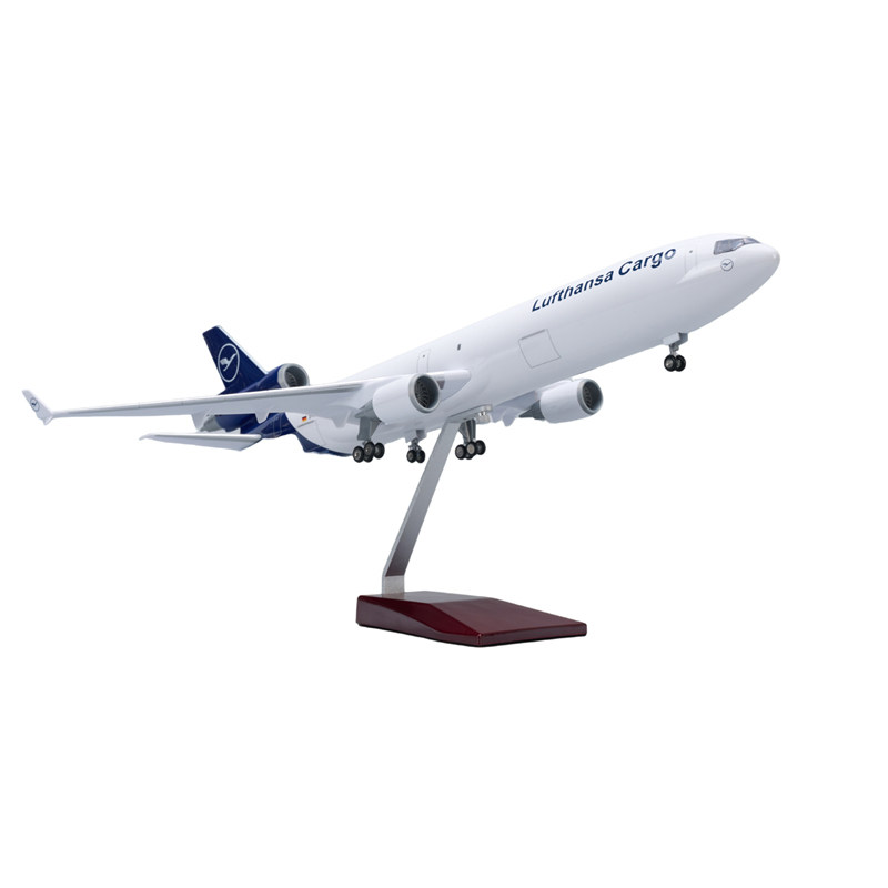 47cm汉莎货运MD11麦道11货机飞机模型仿真航空摆件LufthansaCargo
