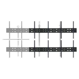 定制双屏三屏多屏并排连屏电视挂架壁挂架大屏奶茶店广告电视支架
