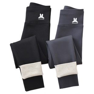 女童加绒鲨鱼裤2025新款薄绒秋冬季大童裤子冬款加厚儿童装打底裤