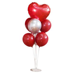 结婚气球支架立柱桌飘婚房订婚婚礼生日会场装饰婚庆场景布置套装
