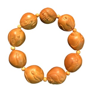 无相佛橄榄核手串男士男款盘玩高端核雕精雕浮雕文玩雕刻女款男生