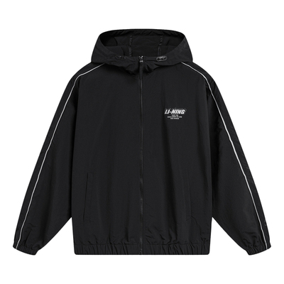 李宁荷叶风衣防风防泼水男女同款