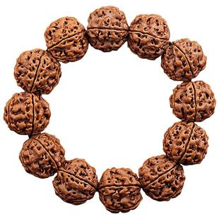 精挑尼泊尔大金刚菩提子原籽手串单颗爆肉沉水七八瓣散珠男士佛珠