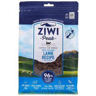 【自营】ZIWI巅峰风干猫粮400g无谷肉干全阶猫粮成幼猫粮通用猫粮