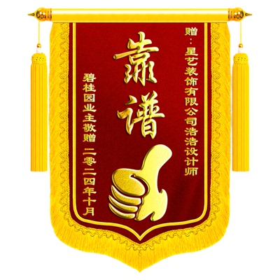 【顺丰包邮】锦旗定做搞笑