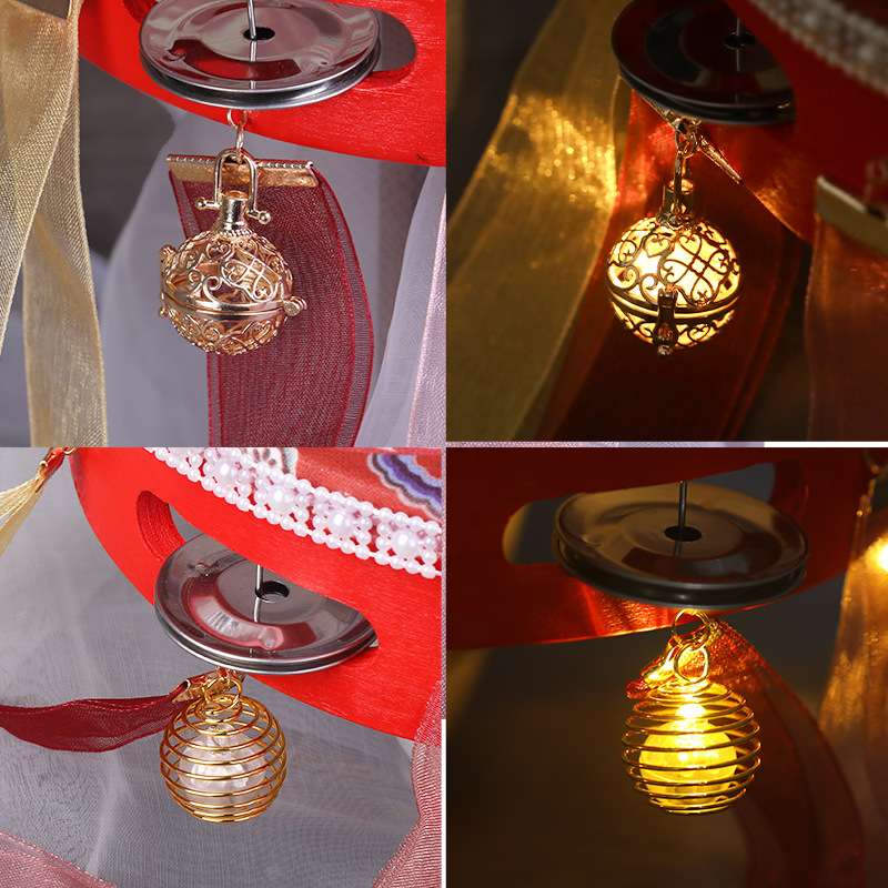 敦煌飞天舞蹈手鼓上铃鼓道具乐器鼓手持彩带跳舞拍照飘带汉服儿童