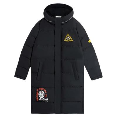 Lining/李宁正品童装长款羽绒服男小大童男孩连帽运动服YYMS005