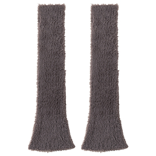 珊瑚绒堆堆袜套加绒加厚袜子女中筒袜保暖腿套秋冬毛绒长筒小腿袜