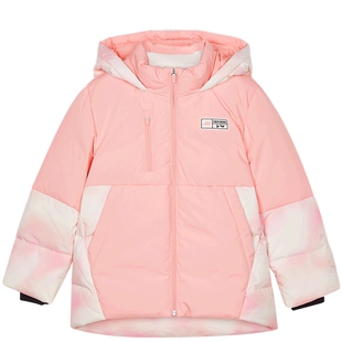 斯凯奇outlets童装男女童中长款羽绒服冬季儿童新款梭织外套