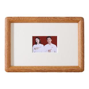 结婚登记照相框六6寸摆台定制洗照片做成情侣礼物周年纪念日相册