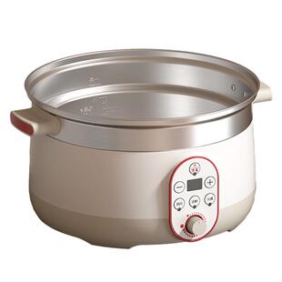 黄一府竹蒸笼电蒸锅多功能家用蒸煮一体不锈钢大容量多层笼屉蒸锅