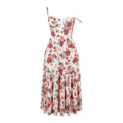HouseofCB休闲玫瑰印花连衣裙