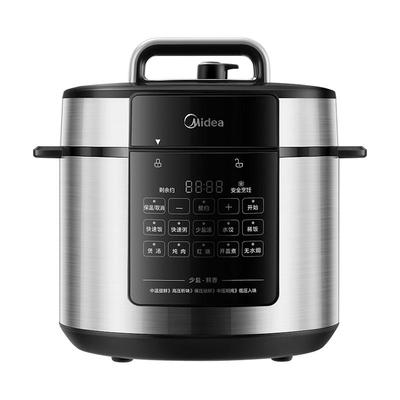 美的电压力锅0涂层钢釜6L大容量