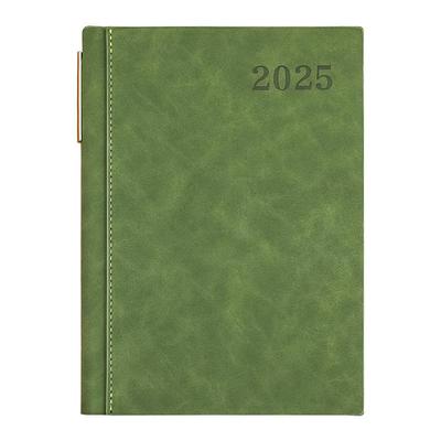 2025年日程本羊巴皮面记事本
